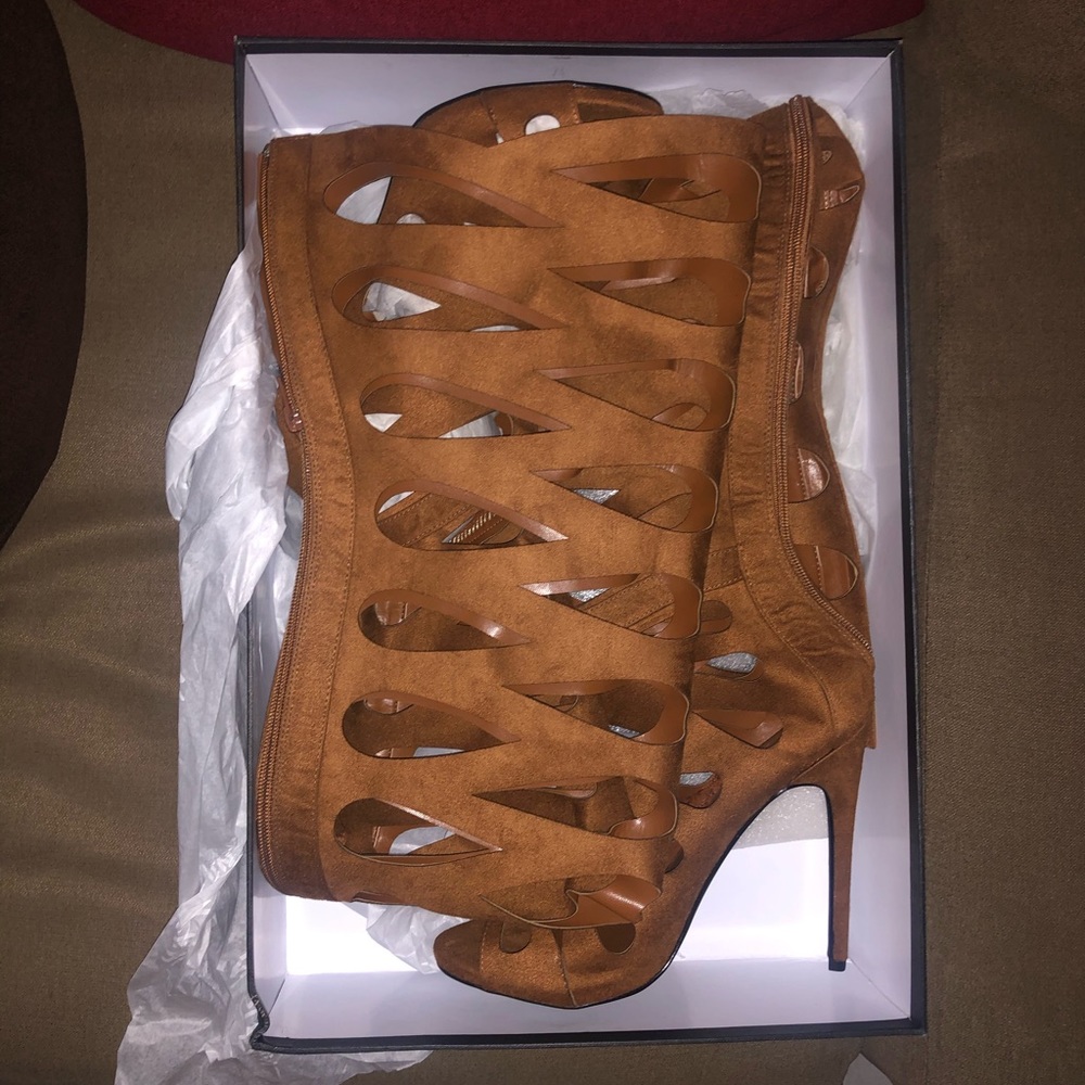 Thigh high heel boots